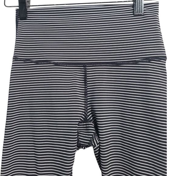 Lululemon Wunder Under High-Rise Tight Luxtreme Hype Stripe Black White Size 4 - Picture 4 of 6